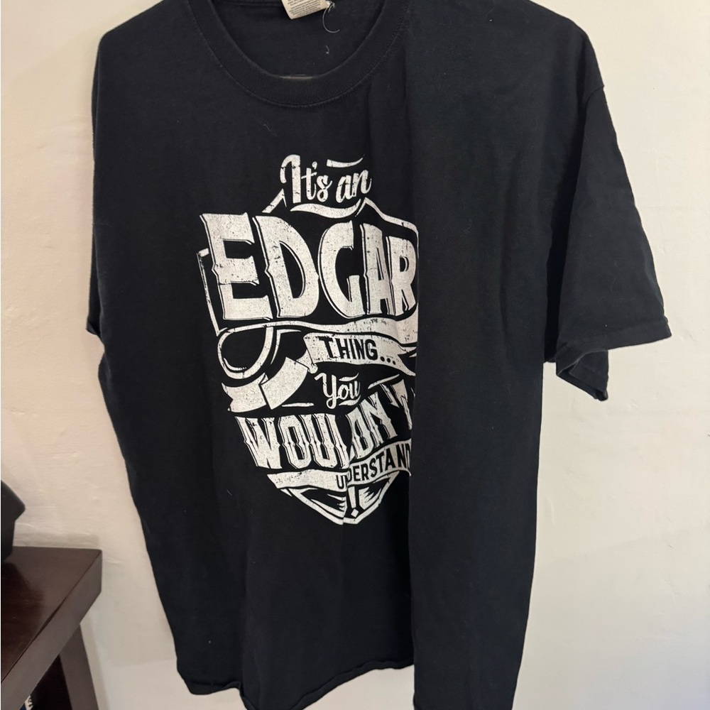 Fruit of the Loom Black Graphic Men's Tee
